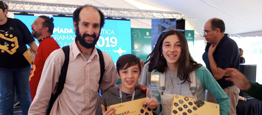 1er premio en Olimpíadas de Robótica del Plan Ceibal 2019